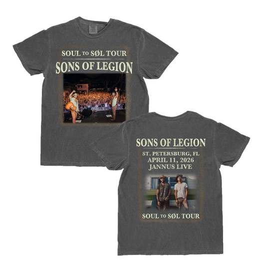 April 11 St. Petersburg, FL Live Photo Tee - Sons of Legion Official Merchandise
