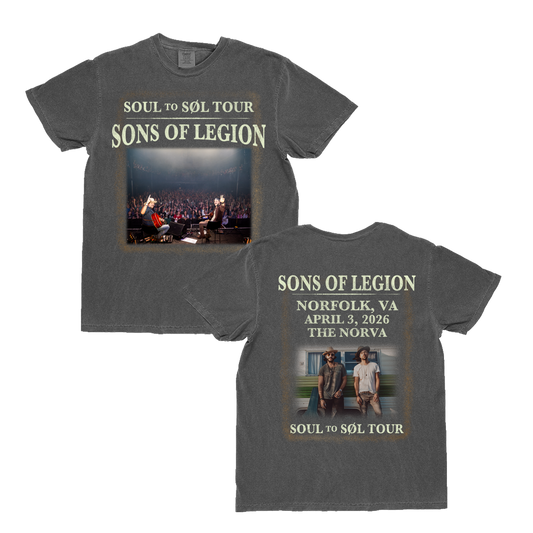 April 3 Norfolk, VA Live Photo Tee - Sons of Legion Official Merchandise