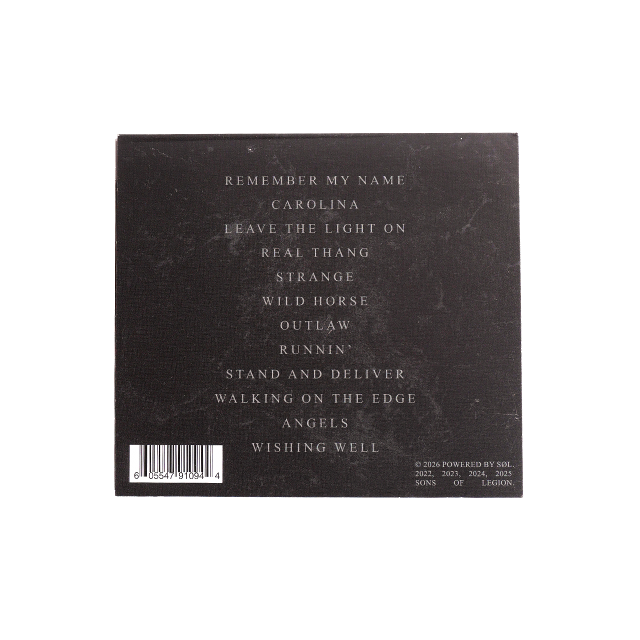 Sons of Legion 2026 SIGNED - Shield CD – Sons of Legion Official