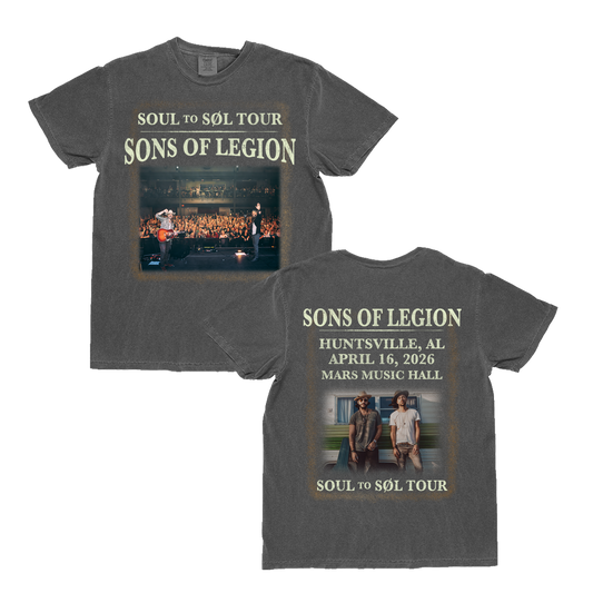 April 16 Huntsville, AL Live Photo Tee - Sons of Legion Official Merchandise