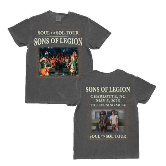May 6 Charlotte, NC Live Photo Tee
