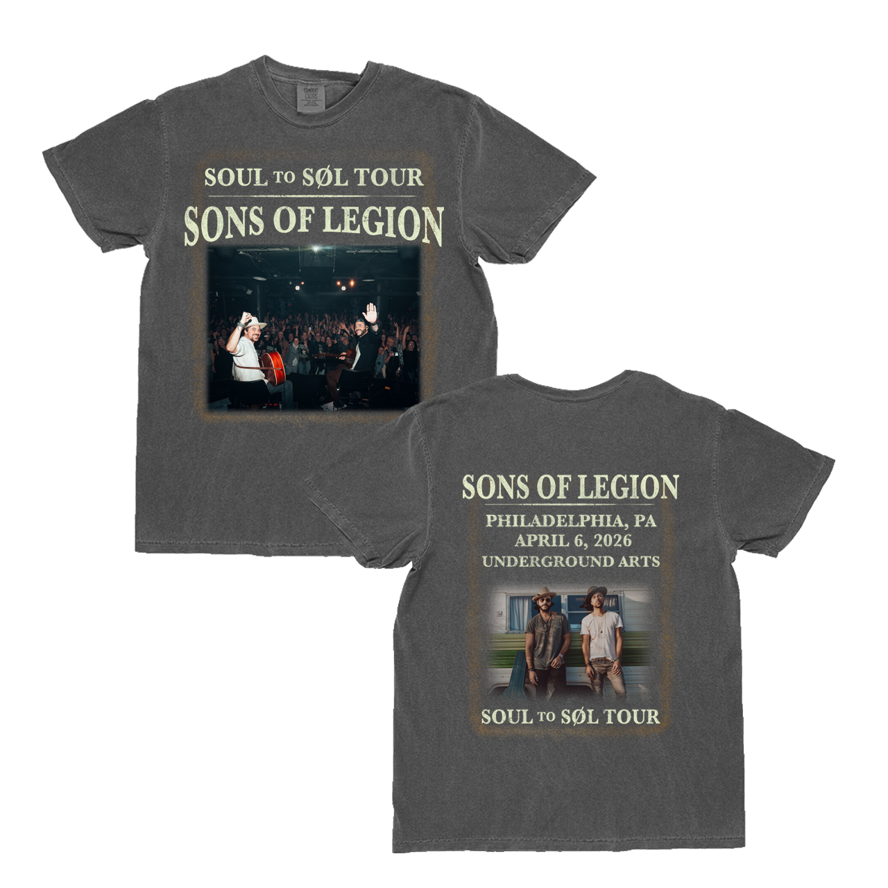 April 6 Philadelphia, PA Live Photo Tee - Sons of Legion Official Merchandise