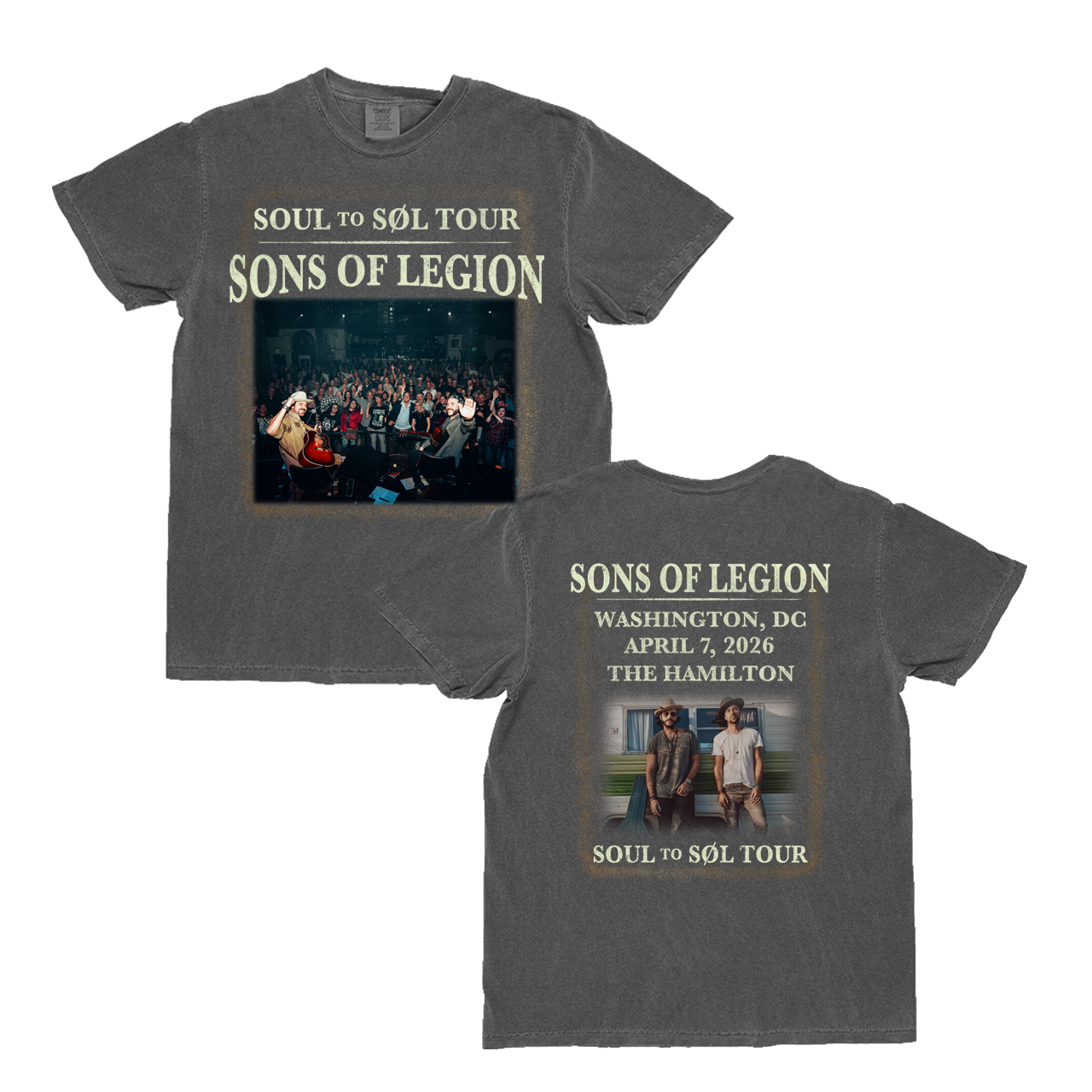 April 7 Washington, DC Live Photo Tee - Sons of Legion Official Merchandise