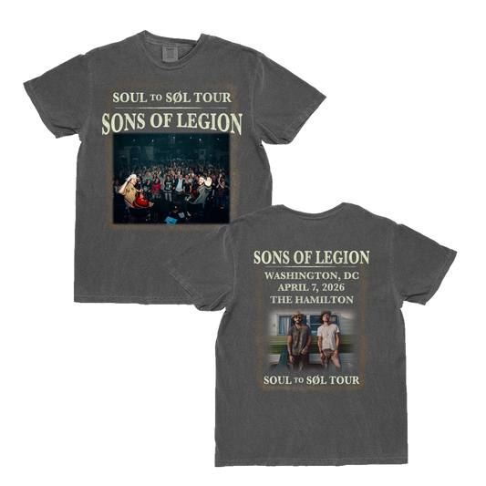 April 7 Washington, DC Live Photo Tee - Sons of Legion Official Merchandise