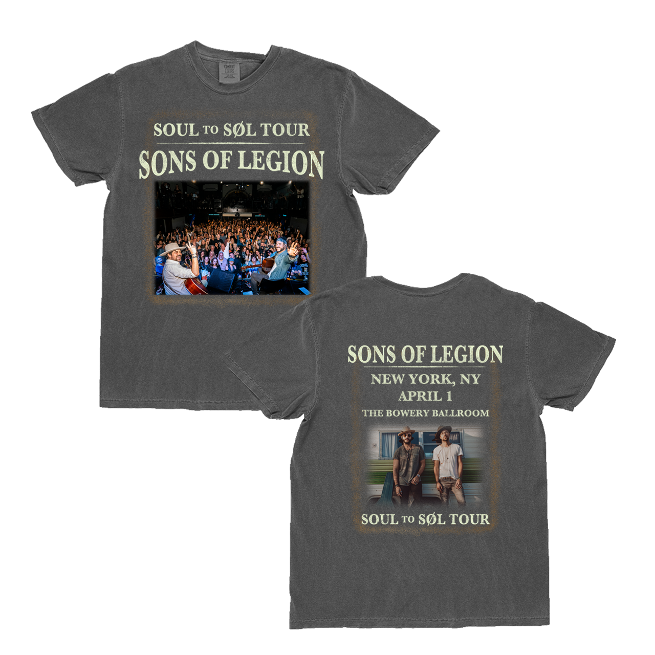 April 1 New York, NY Live Photo Tee - Sons of Legion Official Merchandise