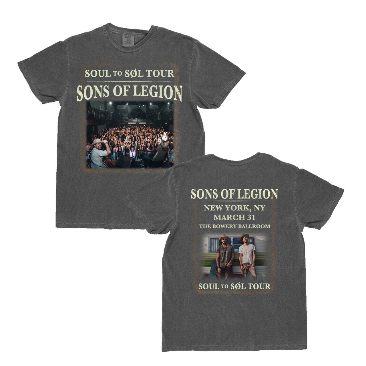 March 31 New York, NY Live Photo Tee - Sons of Legion Official Merchandise