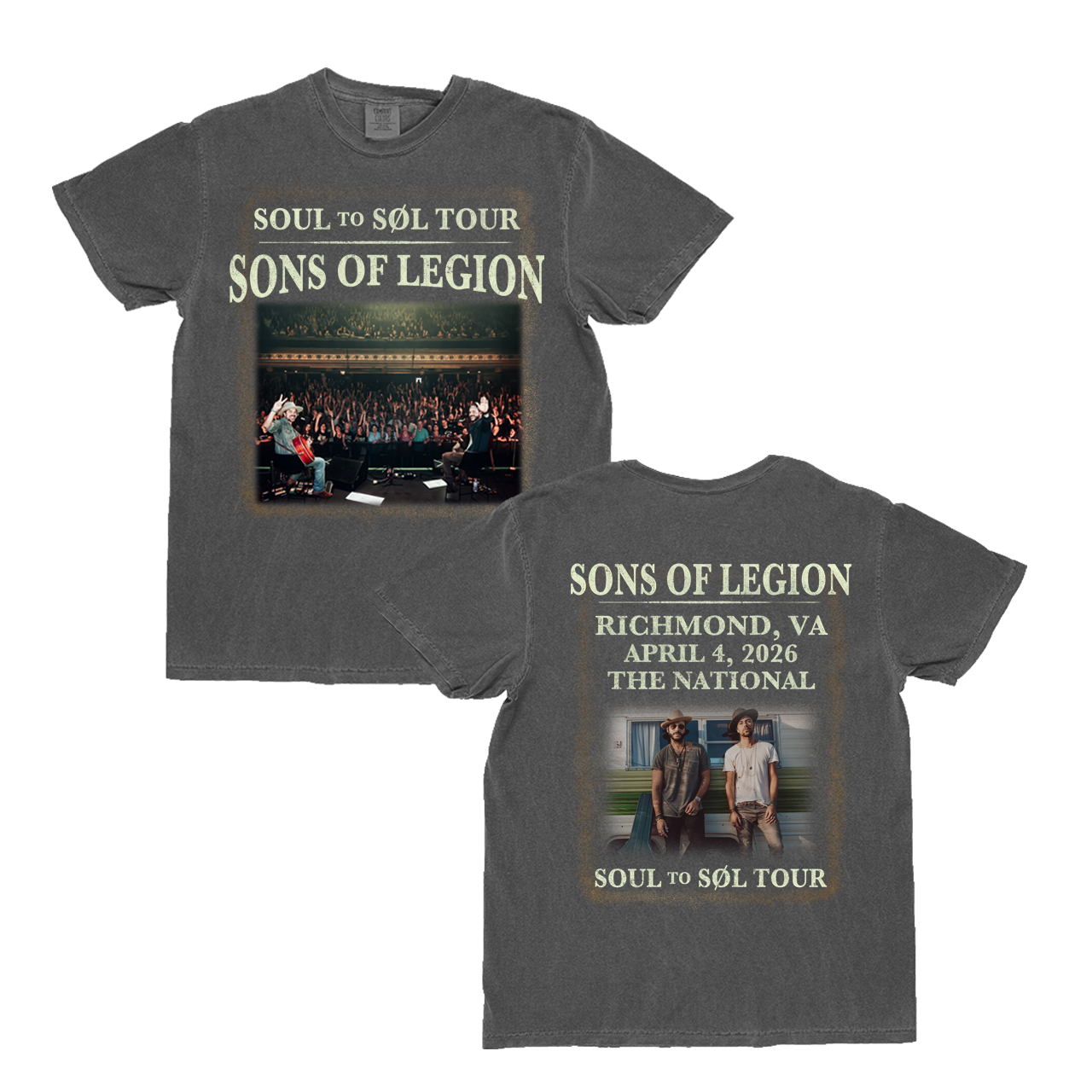 April 4 Richmond, VA Live Photo Tee - Sons of Legion Official Merchandise
