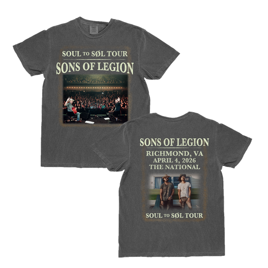 April 4 Richmond, VA Live Photo Tee - Sons of Legion Official Merchandise