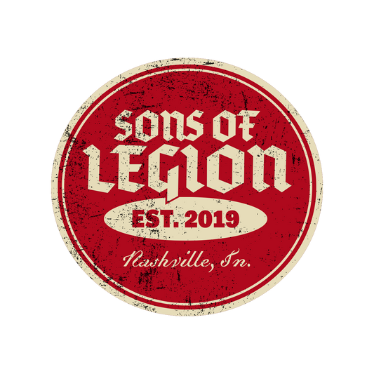 Red Seal Sticker - Sons of Legion Official Merchandise