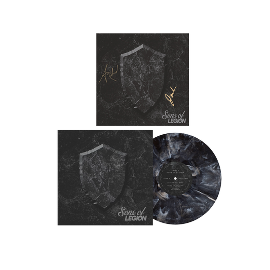 Shield Vinyl - Black Ice White Wave + Signed Insert - Music