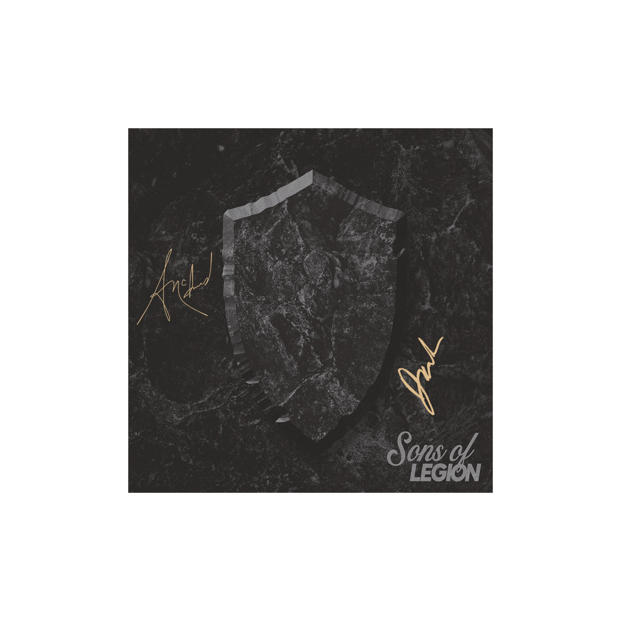 Shield Vinyl - Black Ice White Wave + Signed Insert - Music